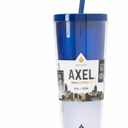 Manna Axel Tumbler Plastic 24oz Blue