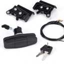 Black Truck Cap Twist Handle Kit 113436 Topper Tonneau T-Handle,Compatible with Leer Truck Caps 100XQ, 100XL, 100XR, TSC700,with 83514 & 83515 Truck Caps Rotary Latches and Cables