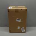 4 Tier Plastic Storage Bins with Lid 23QT, Stackable Storage Containers with Wheels, Folding Storage Boxes, Collapsible Storage Bins, Closet Organizers and Storage for Living Room,Office,Dorm (White)