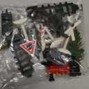 Knana 13Pcs Train Cake Toppers Train Cake Decorations with Train Tracks for Train Party Favors