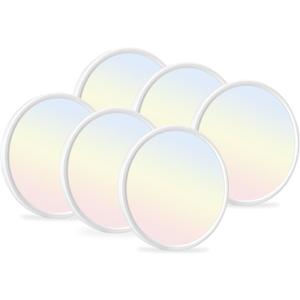 hunhun 6 Pack 16 Inch Dimmable LED Flush Mount Ceiling Light 4800LM Round Light Fixture 5 Color Temperature Selectable Large Flat Ceiling Lamp for Living Dining Room White ETL Listed