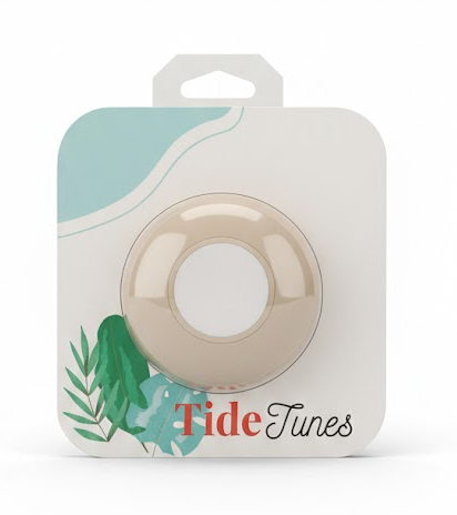 Tidetunes Seashell Bluetooth Speakers White 2Pcs