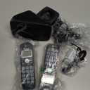 VTech 2-Handsets Cordless Phone with DECT 6.0, Full-Duplex Speakerphone, Lighted Display, Backlit Keypad, Caller ID/Call Waiting, Volume Control, Hearing Aid Compatible, Wall Mount | VG131-21 (Black)