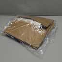 Valea Home Kitchen Valances for Windows, Faux Linen Valance Rod Pocket, Rustic Farmhouse Curtain Valances 18 inch Length for Bathroom Living Room, Natural, 1 Panel