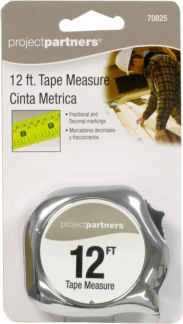 Project Partner 70825 12-Foot Tape Measure