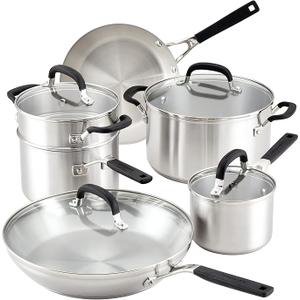 KITCHENAID ALUMINUM CORE BASE SPREADS HEAT QUICKLY AND EVENLY 6 PIECE SET
