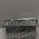 Magnetic Dryer Ball Holder and Magnetic Hanger Holder for Laundry Room Organization and Storage, Magnetic Lint Bin for Laundry Room, Iron Basket Dryer Ball Container for Laundry Room Storage (Black)