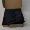 PiccoCasa 2 Pack Satin Pillowcase for Hair and Skin, Euro Sham Pillow Covers Soft Silky Oxford Pillow Cases with Envelope Closure European(26"x26") Black (European(26"x26"), Black)