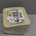 Palm Leaf Plates Bamboo Paper Plate Disposable 8 Inch 50 Bulk Appetizer Square Party Tableware Pack Biodegradable Compostable Wood Plate Better Plastic By KoalaLove