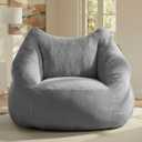 Relefree Cafy Bean Bag Chair for Adults,Oversized Reading Chair with Armrests,Memory Foam Filling Comfy Chair,Giant Cozy Adult Bean Bag Chair,Large Lazy Living Room Chair for Bedroom,Reading Nook