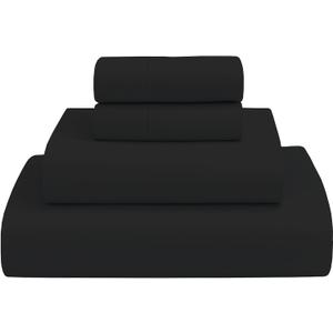 MyGiza Sheets 4 Pcs Twin XL Sheet Set, 100% Certified Giza Egyptian Cotton, Soft & Luxury Sheets fits 15 Inches Deep Mattress, Black MyGiza Sheets 4 Pcs Twin XL Sheet Set, 100% Certified Giza Egyptian Cotton, Soft & Luxury Sheets fits 15 Inches Deep Mattress, Black