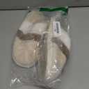 GOEWY Cozy Slippers for Women Indoor and Outdoor Fuzzy House Shoes with Memory Foam Anti-Skid Sole Gifts for Women Mom Ladies (7-8 Women/5-6 Men, Beige)