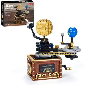 501 Piece Solar System Building Sets, Rotatable Space Exploration Building Blocks Kit,STEM Science Astronomy Educational Toys,Christmas Birthday Gifts for Kids Boys Girls Ages 8-14