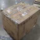 Classic Rivets Leather Recliner Chair for Living Rooms, Swivel Rocker Recliner Chair with Heat and Massage, Wall Hugger Glider Reclining Sofa for Small Spaces, Brown