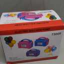 QIPUMP Balloon Pump Electric,110V 600W Balloon Blower Inflator Dual Nozzle Air Pump Balloons Inflator for Decoration, Party, Sport,Gifts:2 Balloon Tying Tools (Rose Red)