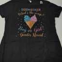 Godmother Ice Cream Whats The Scoop Gender Reveal Matching T-Shirt M