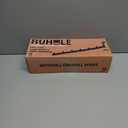 HUHOLE 10-Pack Gridwall Waterfall Hooks, 12-Inch 6-Ball Faceouts for Retail Display, Heavy Duty Square Tube Clothing Hangers for Wire Grid Panels, Black Powder-Coated Garment Racks for Garment