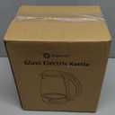 Brightown Electric Glass Kettle for Tea and Coffee, BPA-Free, Fast Boiling, Auto Shut-Off, 1.7 L, 1500W