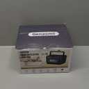 Cordless Electric Lunch Box for Adults  1.2L Stainless Steel Self-Heating Lunch Box with 20000mAh Removable Rechargeable Battery, Portable Heated Food Warmer for Work, Travel & Office(BK) (Black)