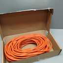 Amazon Basics 100 Foot 3-Prong Vinyl Indoor/Outdoor Extension Cord, Long Power Cord, Grounded Plug for Safety, Moisture Resistant, 10 Amps, 1250 Watts, 125 VAC, Orange