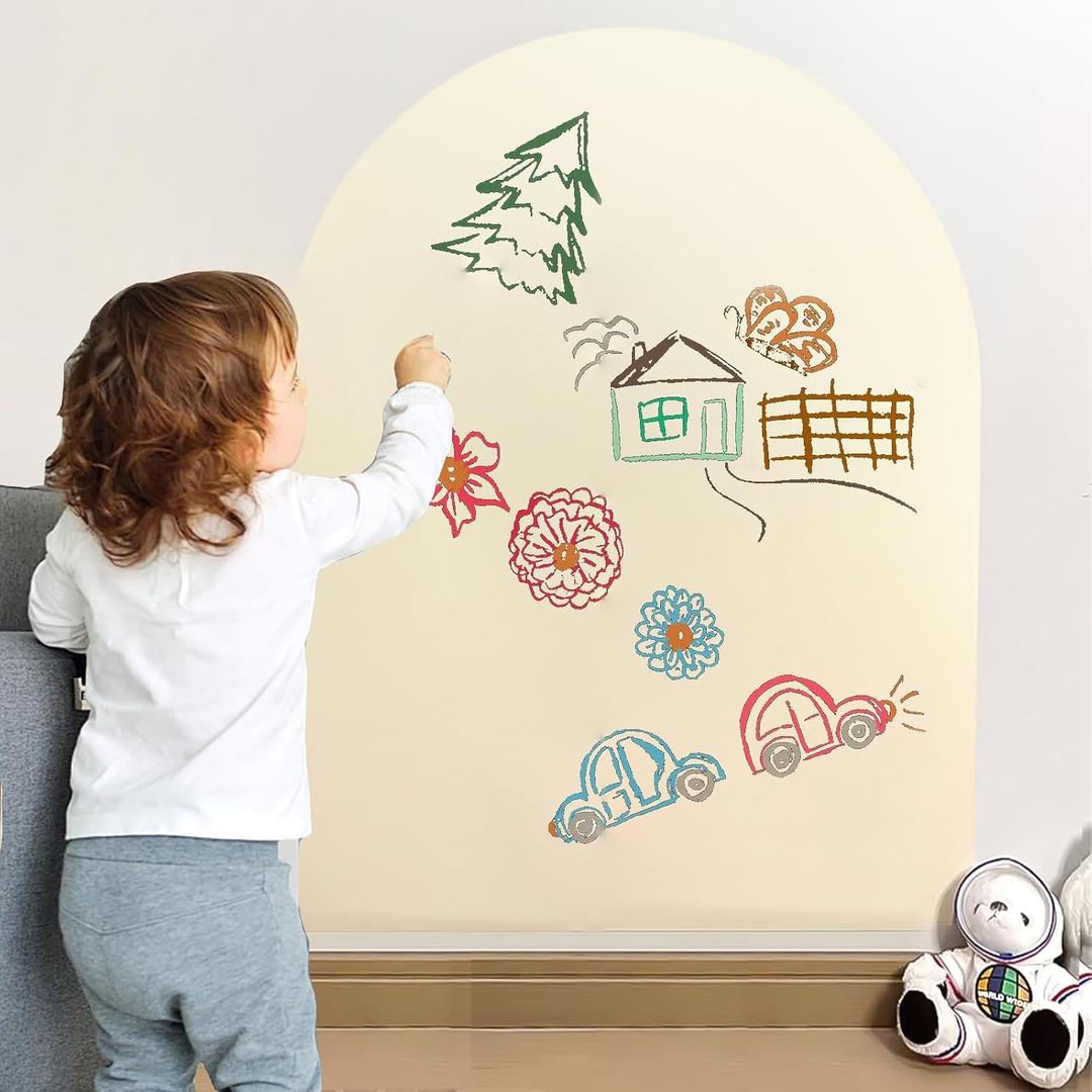 Magnetic Arch Wall Decal: Creative Wall Display for Home Spaces, 31"W x 39"H
