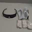 Polarized Sports Sunglasses for Men Women, UV400 Protection Mens Sunglasses Wrap Around Sun Glasses for Cycling Running (A08-grey/Grey/Grey)