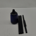 TIKI 65" Twilight Box Steel/Glass Outdoor Torch Blue