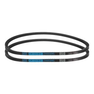 Uxcell 2pcs 3VX300 Rubber V-Belt, Raw Edge Cogged Industrial V Belt 30" Length x 0.38" Width x 0.32" Thickness