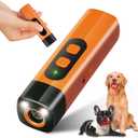 Anti Barking Device for Dogs - 2025 Dog Bark Deterrent Devices  Compact Bark Deterrent Device with Flashlight, 25kHz Anti-Barking Control for Large/Aggressive Dogs, 35ft/10m Range