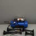 VEVOR 4 Trumpet Air Horn Kit, 150dB Train Horns for Pickup Trucks, 12V 120 psi Air Compressor 1.6 Gal/6 L Tank with Gauge for Any 12V Vehicle Car Truck Train Van Boat (Upgrade)