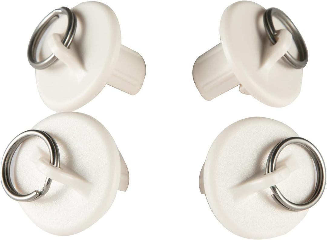 Universal Replacement for IndoorOutdoor Roller Shade, Roller Blind Accessories(Pull Ring end caps, 2 Pack, Beige)