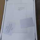 Crosley Furniture Silvia Stainless Steel Top Kitchen Island, Microwave Stand, Coffee Bar, with Shelves, White