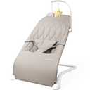 Portable Baby Bouncer Seat with Wide Base for Excellent Stability & Support