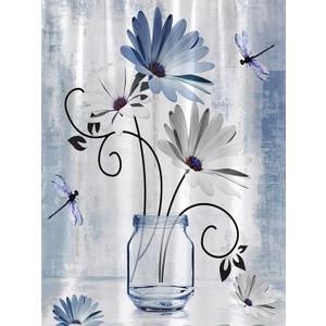 GUMITOON Blue Daisy Diamond Art Painting Kits for Adults - Full Drill Diamond Dots Paintings for Beginners, Round 5D Paint with Diamonds Pictures Gem Art Painting Kits DIY Crafts Kits 12x16inch