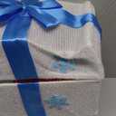 Animated Christmas Snowman in Lighted Gift Box, Christmas Light Gift Box White for Outdoor Indoor Decorations - Xmas Pop Up Snowman Presents Box, Porch Yard Under Tree Ornaments Holiday Decor