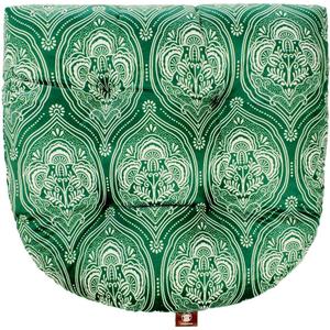 Outdoor Patio Cushion, Rocking Chair Cushion, Tufted Pads, Pack of 2, Green Lantern