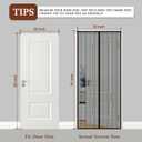 Yotache Magnetic Screen Door Fits 30x80 Inch Doors, Screen Size 32"x81", Reinforced Screen Mesh with Full Strip Magnets for Front/Back Patio Single Sliding Door
