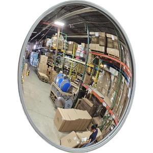 18" Outdoor Acrylic Round Convex Mirror, Security Mirror for Retail Stores, Warehouses, Driveways, and Parking Lots, Acrylic Mirror for Blind Spots and High-Traffic Areas