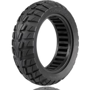 Solid Tire 10 Inch, 10x2.70-6.5 /10x2.75 solid tire 70/65-6.5 Scooter Tubeless Puncture-Proof Tire, Explosion-Proof Rubber Solid Tires, Shockproof Design, Super-Grip Wheels Replacement