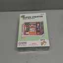 Rolife Super Creator Mini Series Bookstore, DIY Plastic Miniature Kits Retail Store Series, Mini Model House Building Set for Teens Aged 14+, DIY Crafts/Hobbies for Adults (Memory Book Store)