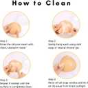 Push Up Bra Inserts Double Sided Sticky Bra Inserts for Bikinis/Sports Bras/Strapless Dresses - A Cups Size