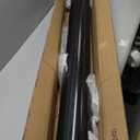 Dreyoo 43-85 RV Adjustable EZ Hose Carrier with Stainless Steel Lockable Door Cap, RV Extendable Waste Sewer Hose Carrier Super Slider Storage Tube, Black