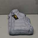 Rdruko Men's Puffer Vest Lightweight Outerwear Winter Warm Outdoor Hiking Casual Vest with 5 Pockets (Large)