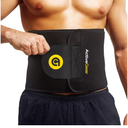 ActiveGear Premium Waist Trimmer & Trainer Belt for Men and Women - Sweat-Enhancing Slimming Wrap for Stomach, Adjustable Fit