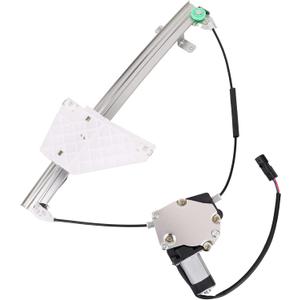 Obaee 741-375 Rear Right Passenger Side Power Window Lift Regulator with Motor Assembly Compatible with 2001-2004 Jeep Grand Cherokee, Replacement OEM 55363284AB
