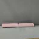 Leather Desk Pad Protector - 48 x 24 Computer Mat, Large Mouse Pad, Non-Slip, Waterproof PU Leather Blotter, Desk Cover for Office and Home (Light Pink)