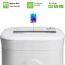 Aurora Professional Grade 10-Sheet High Security Micro-Cut Paper and Credit Card Shredder/ 60 Minutes/Security Level P-5, White