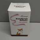 200ML Ceramic Essential Oil Diffuser - Ultrasonic Aromatherapy & Humidifier with 7-Color LED Lights, Auto Shut-Off, Wood Grain Base, 1H/3H/6H Timer | Scent for Home, Office, Yoga