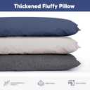 SUNCREAT Detachable Extra Large Outdoor Hammock Pillow with Ties, Navy
