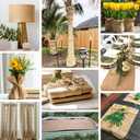 40 x 80/160 Feet Burlap Roll Multipurpose Burlap Tree Wrap High Density Jute Fiber, Burlap Fabric for Gardening, Weed Barrier, Craft Projects and Party Decor (40in * 80ft)